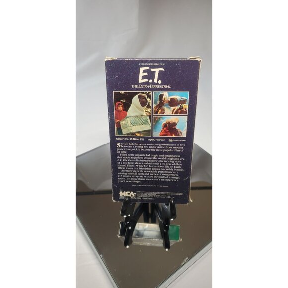 E.T The Extra Terrestrial VHS Tape Movie Steven Spielberg Film RARE - Picture 2 of 2